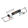 VEVOR Hydraulic Steering Kit 90HP Hydraulic Outboard Steering System 24 ft, Marine Boat Steering System, 2.5 MPa Helm Pump, Two-Way Lock Cylinder, 24 Feet High-Strength Hoses, for Single-Engine Use