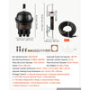 VEVOR Hydraulic Steering Kit 90HP Hydraulic Outboard Steering System 20 ft, Marine Boat Steering System, 2.5 MPa Helm Pump, Two-Way Lock Cylinder, 20 Feet High-Strength Hoses, for Single-Engine Use