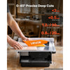 VEVOR Wet Tile Saw 7 Inch 65Mn Steel Blade 3600 RPM Tile Cutter Wet Saw, for Cutting Tiles and Stones, 0-45° Adjustable Bevel Cut, Powerful Motor, Detachable Water Reservoir, for DIY Enthusiasts