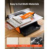 VEVOR Wet Tile Saw 7 Inch 65Mn Steel Blade 3600 RPM Tile Cutter Wet Saw, for Cutting Tiles and Stones, 0-45° Adjustable Bevel Cut, Powerful Motor, Detachable Water Reservoir, for DIY Enthusiasts