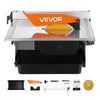 VEVOR Wet Tile Saw 7 Inch 65Mn Steel Blade 3600 RPM Tile Cutter Wet Saw, for Cutting Tiles and Stones, 0-45° Adjustable Bevel Cut, Powerful Motor, Detachable Water Reservoir, for DIY Enthusiasts