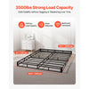 VEVOR Box Spring, Queen Size Bed Frame with Washable Fabric Cloth, Heavy Duty Metal Frame for Queen Bed, 5.1 in Mattress Foundation, 3500 lbs Max Weight Capacity, Easy Assembly, 79.1 x 59.6 x 5.1 in