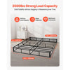 VEVOR Box Spring, King Size Bed Frame with Washable Fabric Cloth, Heavy Duty Metal Frame for King Bed, 9.1 in Mattress Foundation, 3500 lbs Max Weight Capacity, Easy Assembly, 79.1 x 75.8 x 9.1 in