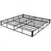 VEVOR Box Spring, King Size Bed Frame with Washable Fabric Cloth, Heavy Duty Metal Frame for King Bed, 9.1 in Mattress Foundation, 3500 lbs Max Weight Capacity, Easy Assembly, 79.1 x 75.8 x 9.1 in