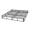 VEVOR Box Spring, King Size Bed Frame with Washable Fabric Cloth, Heavy Duty Metal Frame for King Bed, 9 in Mattress Foundation, 3500 lbs Max Weight Capacity, Easy Assembly, 79.1 L x 75.8 W x 9.1 H in