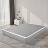 VEVOR Box Spring, Queen Size Bed Frame with Washable Fabric Cloth, Heavy Duty Metal Frame for Queen Bed, 9 in Mattress Foundation, 3500 lbs Max Weight Capacity, Easy Assembly, 79.1L x 59.6W x 9.1H in