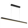 VEVOR Dimmable Linear Pendant Light, 20W, 47 in LED Linear Light Fixture Chandelier with Acrylic Lampshade 3000K / 4000K / 6500K Color Temperature Adjustable Height, for Dining Room Kitchen Island