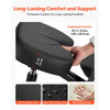 VEVOR Ergonomic Kneeling Chair with Wheels, Mobile X-Shaped Posture Knee Chair with Adjustable Height & Thick Foam Cushions, Natural Relief for Neck or Back Pain for Home, Office or Meditation, Black