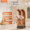 VEVOR Detachable 4 Tubes Shoe Dryer, Portable Boot Dryer with Timer, Boot Warmers/Dryer with Heat Blower & ABS+PP for Snow Boots, Leather Shoes, Canvas Shoes, Socks, Black & Orange