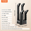 VEVOR Detachable 4 Tubes Shoe Dryer, Portable Boot Dryer with Timer, Boot Warmers/Dryer with Heat Blower & ABS+PP for Snow Boots, Leather Shoes, Canvas Shoes, Socks, Black & Orange