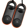 VEVOR Portable Shoe Dryer, Electric Boot Dryer, Deodorized Boot Warmers/Dryer with Quick & Even Drying for Cotton Slippers, Snow Boots, Leather Shoes, Canvas Shoes, Socks, Black & Orange