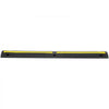 VEVOR 3.28 ft Cable Protector Ramp, 4 Pack of 1 Channel, 18000 lbs/axle Capacity Heavy Duty Rubber Speed Bumps, Floor Cord Cable Protector Wire Cover, for Residential Areas, Private Garages, Gardens