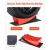VEVOR Camper Levelers, 2 Pcs RV Leveling Blocks, up to 8818.5lbs Camper Wheel Chocks, Max. 4" Leveling Height Heavy Duty Curved Levelers, RV Camper Leveler Kit with Anti-Slip Mat Carrying Bag Level