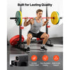 VEVOR Power Cage Squat Rack, Home Gym Power Rack with Adjustable Height & Width, 550LBS Strength Training Workout Equipment with Barbell Storage Racks & J-Hooks for Bench Press, Squat, Weight Lifting