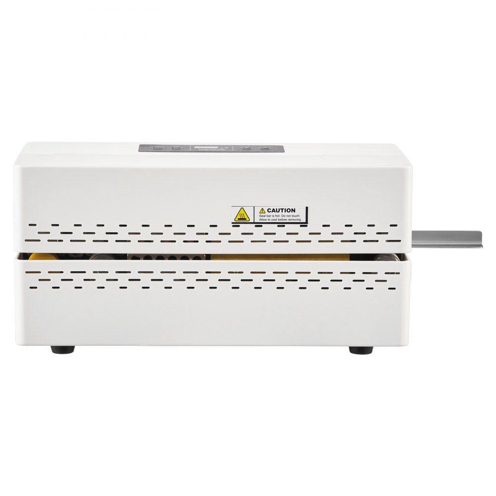 VEVOR Continuous Sealing Machine, 0.32-0.47 in Seal Width, Automatic Continuous Band Sealer with Digital Temperature Control, Automatic Shutdown, Heat Sealing Machine for 0.002-0.0.008 in Plastic Bags
