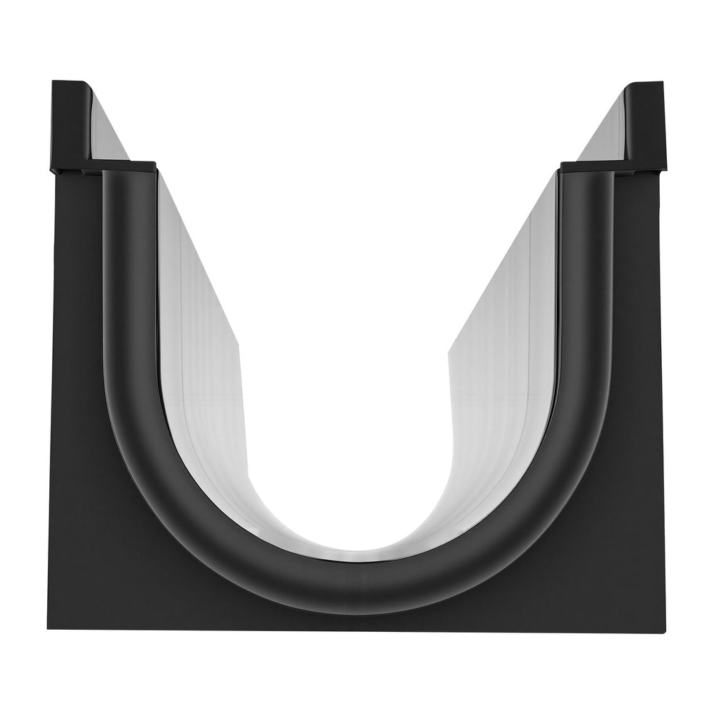 VEVOR Trench Drain, 40.2 x 6.6 x 5.5 in, 3 Pack Linear Drainage Channel, HDPE Channel Drain with Grates & End Caps, Premium Outdoor Drainage System for Driveway, Patio, Pool, Garden, Yard, Black