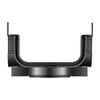 VEVOR Trench Drain, 20.1 x 5.5 x 3.5 in, 6 Pack Linear Drainage Channel, HDPE Channel Drain with Grates & End Caps, Premium Outdoor Drainage System for Driveway, Patio, Pool, Garden, Yard, Black