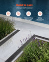 VEVOR Trench Drain, 39.6 x 4.1 x 2.4 in, 6 Pack Linear Drainage Channel, HDPE Channel Drain with Grates & End Caps, Premium Outdoor Drainage System for Driveway, Patio, Pool, Garden, Yard, Black