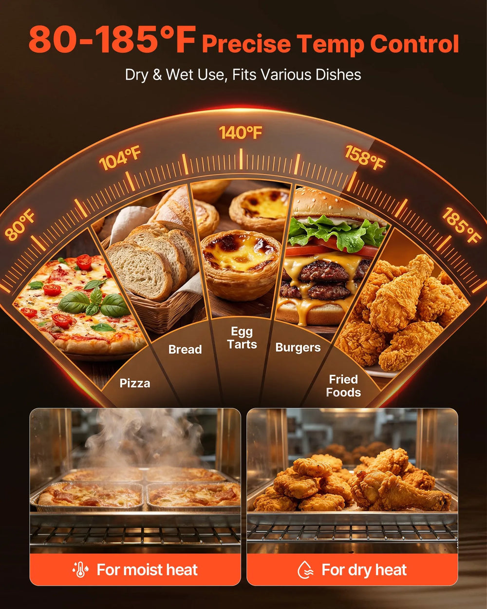 VEVOR Electric Hot Box Food Warmer 4-Tier warming cabinet product image 4