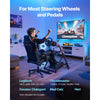 VEVOR Racing Wheel Stand, Adjustable & Foldable Simulator Stand for Logitech G923 G920 G29 G27, Thrustmaster T300RS TX F458 T500RS T3PA-PRO(F1/GT) Gaming Cockpit,Pedals Simulator NOT Included