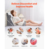 VEVOR Bed Wedge Pillow for Sleeping, 3 Pcs Adjustable Orthopedic Bed Wedge Set, with Jacquard Washable Cover & Foam Support, Post Surgery Pillow for Acid Reflux Back Pain Snoring Relief, White/Grey
