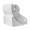 VEVOR Wedge Pillow for Sleeping, 4 Pcs Adjustable Orthopedic Bed Wedge Set, Support Leg Neck Shoulder, Post Surgery Pillow for Back Pain, Acid Reflux, Snoring Relief, Sitting up in Bed, White/Grey