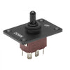 VEVOR Toggle Switch, 6 Pin Momentary Polarity Reversing Toggle Switch (ON)-Off-(ON) DC 12V/30A AC 250V/15A - with Up Down Mounting Panel & Waterproof Boot Cap for Auto Car Marine Boat
