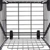 VEVOR Shopping Cart, Folding Grocery Utility Cart with Swivel Wheels, 90 LBS Large Load Capacity, Heavy Duty Rolling Laundry Basket Butler for Laundry, Shopping, Camping, Grocery, Luggage, Black