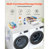 VEVOR Washer Dryer Countertop, 54" x 27" Wooden Washer and Dryer Countertop, Water-Resistant Laundry Machine Topper Cover with Anti-Slip Pads, for Laundry Room Organization and Storage, White