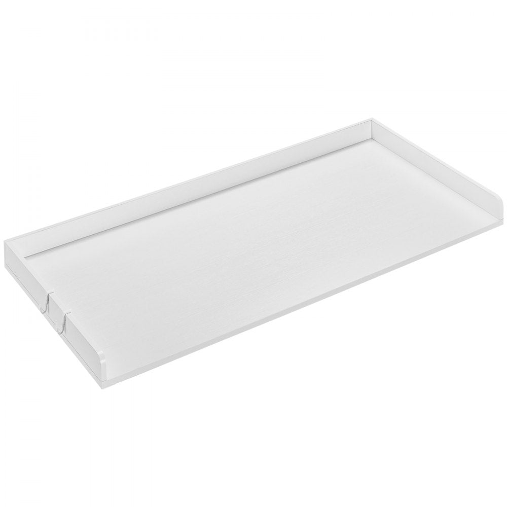 VEVOR Washer Dryer Countertop, 54" x 27" Wooden Washer and Dryer Countertop, Water-Resistant Laundry Machine Topper Cover with Anti-Slip Pads, for Laundry Room Organization and Storage, White