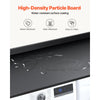VEVOR Washer Dryer Countertop with 3 Splicing Panels, 54" x 27" Wooden Washer and Dryer Countertop with Non-Slip Pads, Water-Resistant Laundry Topper for Laundry Room Organization and Storage, Black