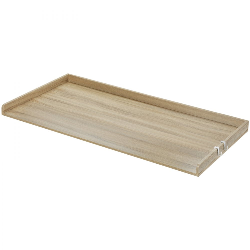 VEVOR Washer Dryer Countertop, 54" x 27" Wooden Washer and Dryer Countertop, Water-Resistant Laundry Machine Topper Cover with Anti-Slip Pads, for Laundry Room Organization and Storage, Oak