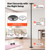 VEVOR Professional Dance Pole, Portable Dancing Poles, 83-110 in, Black, Removable Exercise Dancing Poles for Fitness, Adjustable Height, 45 mm Heavy-Duty Steel, Spinning & Static, 440 lb Capacity