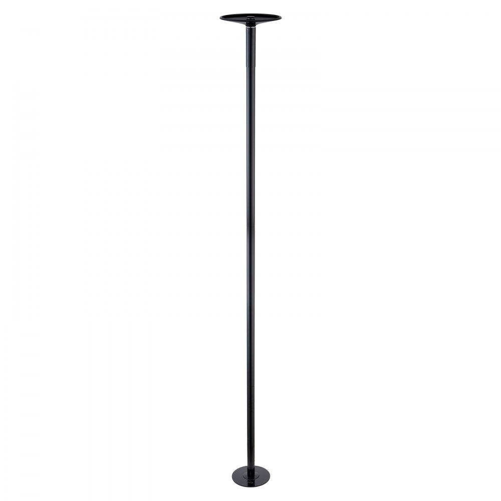 VEVOR Professional Dance Pole, Portable Dancing Poles, 83-110 in, Black, Removable Exercise Dancing Poles for Fitness, Adjustable Height, 45 mm Heavy-Duty Steel, Spinning & Static, 440 lb Capacity