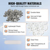 VEVOR 500 Sets 1 inch 25mm Pin Back Button Parts, DIY Round Button Badge Parts, Set Includes Metal Top, Plastic/Metal Button, Clear Film, and Blank Paper For Gifts Presents, Machine NOT Included