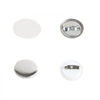 VEVOR 500 Sets 1 inch 25mm Pin Back Button Parts, DIY Round Button Badge Parts, Set Includes Metal Top, Plastic/Metal Button, Clear Film, and Blank Paper For Gifts Presents, Machine NOT Included