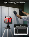 VEVOR rotary laser level 1/8 in per 100 ft accuracy highlight