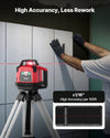 VEVOR rotary laser level - high accuracy (±1/16 in per 100 ft) for less rework