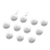 VEVOR Button Maker Supplies 50 Sets 2.28 in / 58 mm Refrigerator Magnets, Bottle Openers, and Keychains Button Parts with Backs, Shells, Clear Mylar Films, and Blank Circle Papers, for Home DIY