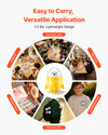 VEVOR Button Maker Machine, 2.25" / 58 mm, Plastic Pin Badge Maker with 50pcs Button Parts and Pre-Printed Pattern Paper, Circle Cutter, Compact Body, for Home DIY, School Events, Birthday Present