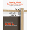 VEVOR Pocket Door Frame Kit, for 24-36 in Wide 80 in High Door, Pocket Door Kit with Two-Way Soft Close Mechanism, Slide Smoothly Quietly, Easy to Install, Wood and Galvanized Steel, for Living Room