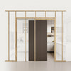 VEVOR Pocket Door Frame Kit, for 24-30 in Wide 80 in High Door, Pocket Door Kit with Two-Way Soft Close Mechanism, Slide Smoothly Quietly, Easy to Install, Wood and Galvanized Steel, for Living Room