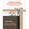 VEVOR Pocket Door Frame Kit, for 48-72 in Wide 80 in High Door, Pocket Door Kit with Two-Way Soft Close Mechanism, Slide Smoothly Quietly, Easy to Install, Wood and Galvanized Steel, for Living Room