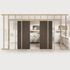 VEVOR Pocket Door Frame Kit, for 48-72 in Wide 80 in High Door, Pocket Door Kit with Two-Way Soft Close Mechanism, Slide Smoothly Quietly, Easy to Install, Wood and Galvanized Steel, for Living Room