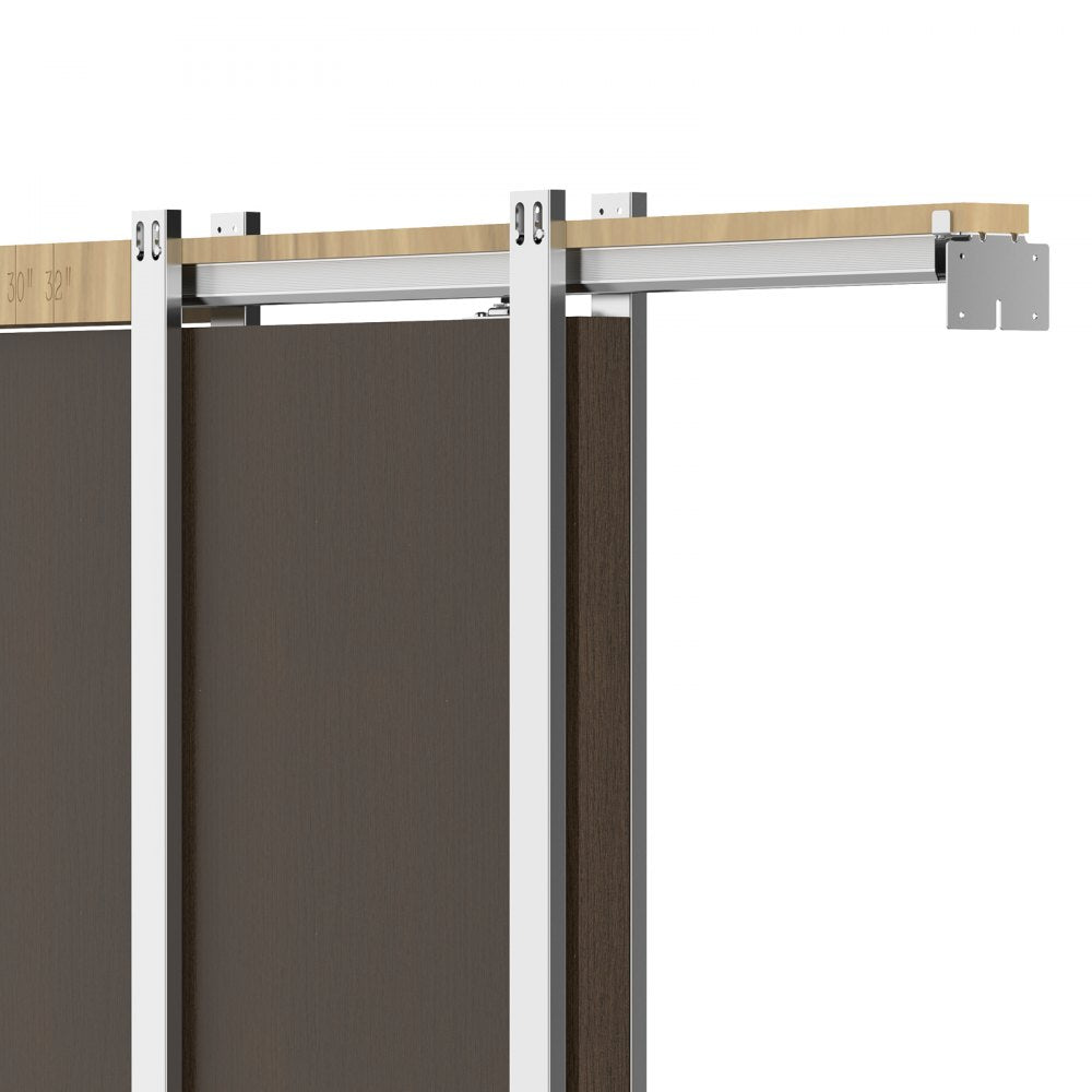 VEVOR Pocket Door Frame Kit, for 24-32 in Wide 80 in High Door, Pocket Door Kit with Two-Way Soft Close Mechanism, Slide Smoothly Quietly, Easy to Install, Premium Galvanized Steel, for Living Room