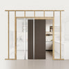 VEVOR Pocket Door Frame Kit, for 24-36 in Wide 80 in High Door, Pocket Door Kit with Two-Way Soft Close Mechanism, Slide Smoothly Quietly, Easy to Install, Premium Galvanized Steel, for Living Room