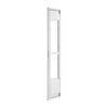 VEVOR Dog Door for Sliding Glass Door, 75 7/8" to 80 11/16" Adjustable Height, Aluminum Alloy Frame with Flap, Lock Design, for Medium-Sized Dogs, 180° Swing-Open Sliding Glass Pet Doors for Renters