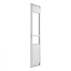 VEVOR Dog Door for Sliding Glass Door, 75 7/8" to 80 11/16" Adjustable Height, Aluminum Alloy Frame with Flap and Lock, for Extra Large-Sized Dogs, 180° Swing-Open Sliding Glass Pet Doors for Renters