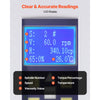 VEVOR Digital Rotary Viscometer, 10-2,000,000 mPa.s(cP), ±2% Accuracy, 100-240V Digital Rotational Viscosity Meter with 4 Rotors and Temperature Probe, LCD Display, Lab Viscometer for Fluid Testing