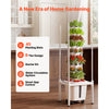 VEVOR Hydroponic Tower, 45 Pods 9 Tiers Hydroponics Growing System Kit with LED Grow Light, App Control & Casters, Vertical Home Garden with 20L Water Tank & Pump for Indoor Herbs, Fruits, Vegetables